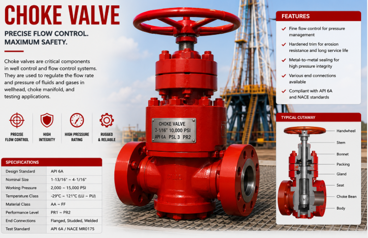Choke valve-kytider
